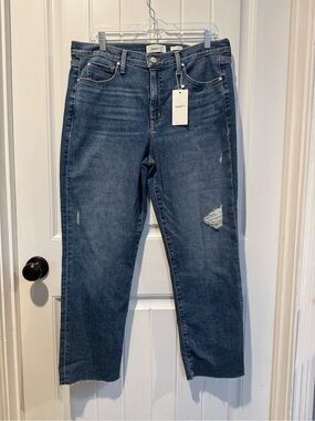 Level99 Daphne Straight Leg Jean Straight Leg Jeans in Blue Waist 32 NWT